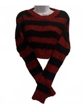 Zara alternative stripped cropped sweater